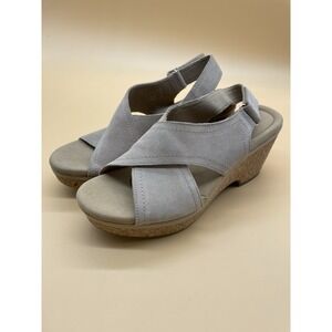 Clarks Giselle Cove Women's Sandal‎ Wedge Heel in Sand (58200) Women's Size 12M